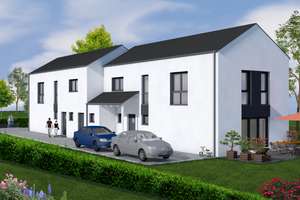 Zweifamilienhaus mit großem Garten in ruhiger Lage provisionsfrei zu verkaufen / Neubau / Erstbezug – Hinter dem Berge 21, 38108 Hondelage, Braunschweig – Vorschaubild 3