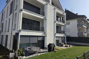 3-Zimmer-Wohnung in Mainz-Kastel: Neubau 2023, Terrasse, Gartenanteil, Einbauküche, Tiefgarage – Die vollständige Adresse der Immobilie erhältst du vom Anbieter., 55252 Mainz-Kastel, Wiesbaden – Vorschaubild 1