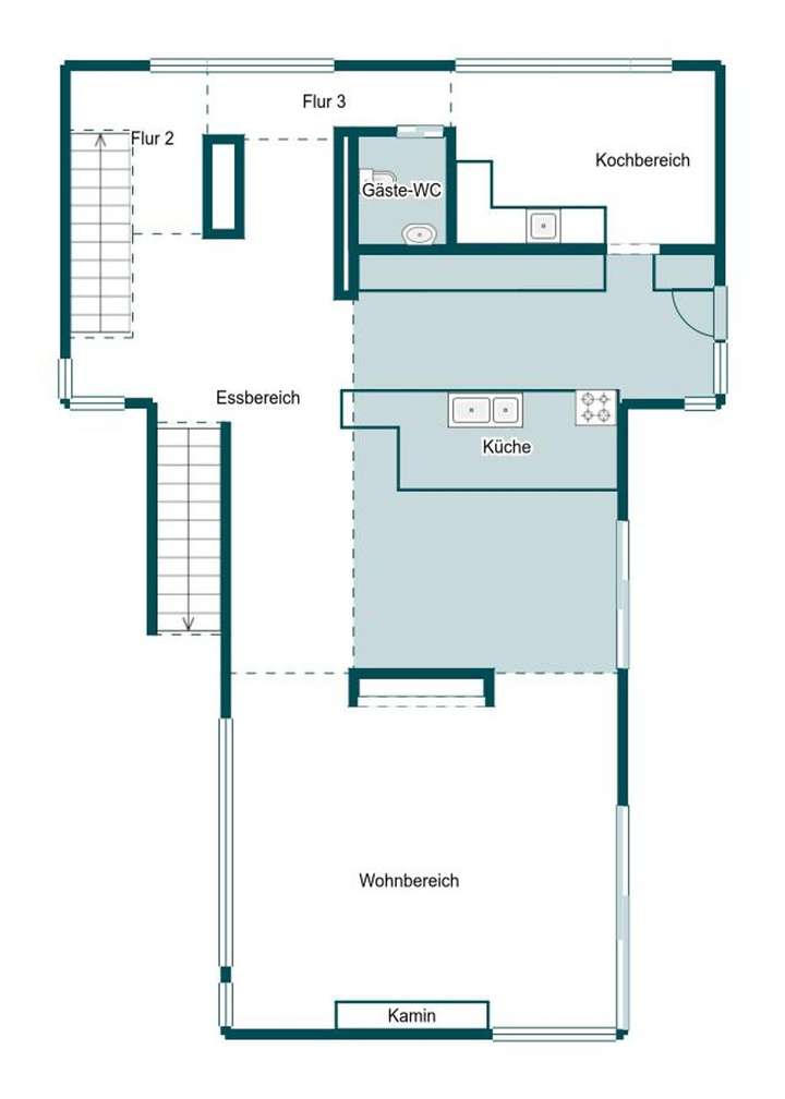 Grundriss Skizze 1.OG