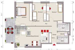 Modernes Wohnen mit Balkon und Tiefgarage – Die vollständige Adresse der Immobilie erhältst du vom Anbieter., 44309 Brackel (Ortsteil), Dortmund – Vorschaubild 10