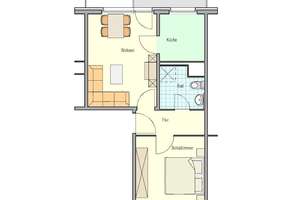 Schöne 2-Raum-Wohnung in Rostock - Lütten Klein – Helsinkier Straße 52, 18107 Lütten Klein, Rostock – Vorschaubild 3