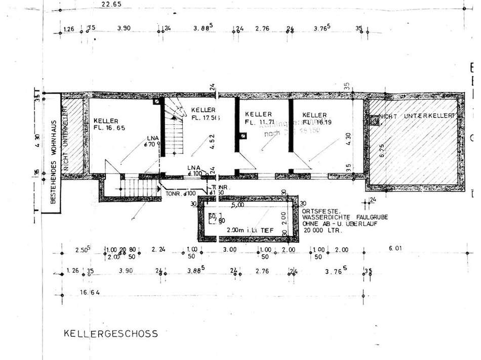 Grundriss KG 