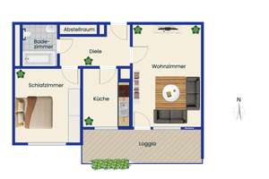 Über den Dächern von Perlach – Sonnige 2-Zimmer-Wohnung mit traumhaftem Weitblick – Die vollständige Adresse der Immobilie erhältst du vom Anbieter., 81737 Neuperlach, München – Vorschaubild 10