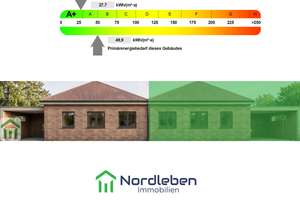 Neubau-Erstbezug: Barrierefreier A+ Bungalow als Doppelhaushälfte in Westrhauderfehn (WE1) – Papenburger Str. 59, 26817 Rhauderfehn – Vorschaubild 2