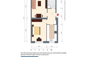 Gepflegte 2-Zimmer-Wohnung mit Einbauküche in einer ordentlichen und grünen Anlage – Auguste-Viktoria-Allee 63, 13403 Reinickendorf (Ortsteil), Berlin – Vorschaubild 2