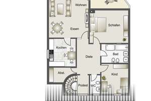• • • Dreifamilienhaus in Bestlage von Aachen Brand  • • • – Die vollständige Adresse der Immobilie erhältst du vom Anbieter., 52078 Brand, Aachen – Vorschaubild 5