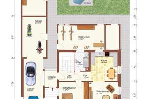 Schönes Wohnhaus mit zwei Wohnungen, Garten, Garage und Carport in ruhiger Lage. – Die vollständige Adresse der Immobilie erhältst du vom Anbieter., 93437 Furth im Wald – Vorschaubild 48