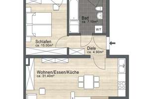 Maxvorstadt: Modernes Penthouse mit Top Ausstattung - Süd-Loggia – Die vollständige Adresse der Immobilie erhältst du vom Anbieter., 80335 St. Benno, München – Vorschaubild 23