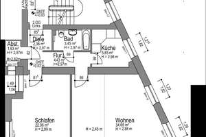 Großzügige 2-Zimmer Wohnung im Zentrum mit Einbauküche – Postgasse 9, 41061 Gladbach, Mönchengladbach – Vorschaubild 9
