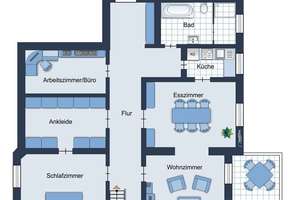 Rietzgartenstraße: Großzügige 3,5-Zimmer-Wohnung im I. OG mit Balkon – Rietzgartenstraße 34, 59065 Mitte, Hamm – Vorschaubild 17