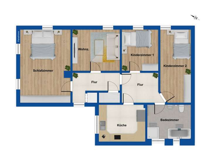 Grundriss Obergeschoss