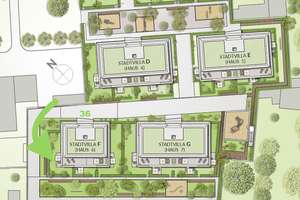 Stadtvilla: Helle 2-Zimmer-Wohnung mit komfortabler Einbauküche und Tiefgaragenplatz – Neuhofstraße 36, 41061 Eicken, Mönchengladbach – Vorschaubild 2