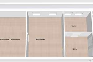 Penthouse in Dortmund: 2-Zimmer-Wohnung mit Balkon – Die vollständige Adresse der Immobilie erhältst du vom Anbieter., 44135 Kaiserbrunnen, Dortmund – Vorschaubild 10