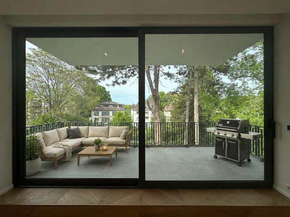 Balkon - KI Staging