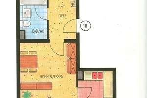 Zweizimmerwohnung in Leinfelden-Echterdingen – Die vollständige Adresse der Immobilie erhältst du vom Anbieter., 70771 Leinfelden-Echterdingen – Vorschaubild 1
