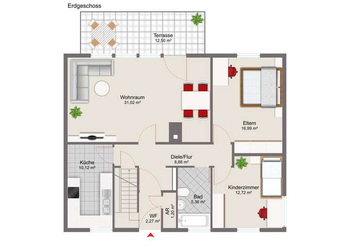 Grundriss EG (Abb. ähnlich)
