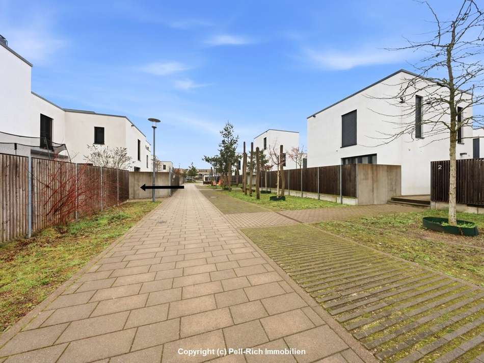 Blick in das Quartier mit Zuga