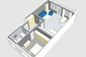 2-Zimmer-Wohnung mit Balkon, Einbauküche und Stellplatz (5 min zum Flughafen) – Bahnstraße 28a, 65451 Kelsterbach – Vorschaubild 10