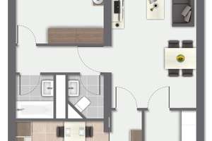 Gut vermietete 3-Zimmer-Wohnung mit Süd-Balkon, Aufzug und Stellplatz! – Die vollständige Adresse der Immobilie erhältst du vom Anbieter., 51377 Manfort, Leverkusen – Vorschaubild 11