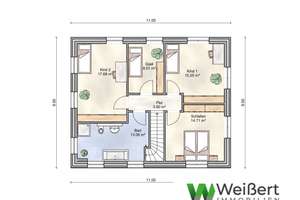 Raum & Licht - Wohnen auf 2 vollen Geschossen
Niedrigenergiehaus mit Wärmepumpe & PV-Anlage – Neuba – Die vollständige Adresse der Immobilie erhältst du vom Anbieter., 23623 Ahrensbök – Vorschaubild 8