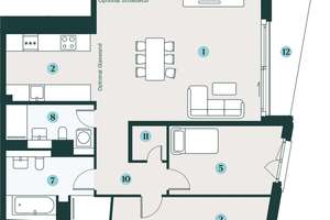 Großzügige 4-Zimmer-Wohnung - ideal für Familien – Schützenplatz 8, 1067 Wilsdruffer Vorstadt/Seevorstadt-West, Dresden – Vorschaubild 2