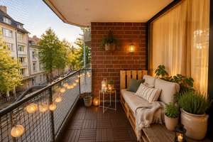Teilmöblierte 1,5 Zimmer  mit Balkon &  Küche +Optional TG Stellplatz im Dietrich Karee – Duisburgerstr ., 40477 Pempelfort, Düsseldorf – Vorschaubild 5
