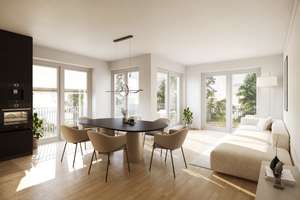 Ihr stilvolles Domizil: 3-Zimmer-Wohnung mit Balkon in München-Waldtrudering – Die vollständige Adresse der Immobilie erhältst du vom Anbieter., 81827 Waldtrudering, München – Vorschaubild 1