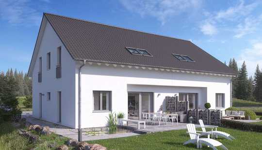 Bild von Coole Doppelhaushälfte: 5 Zimmer, Küche, Bad, Gäste WC. Freie Grundrissgestaltung