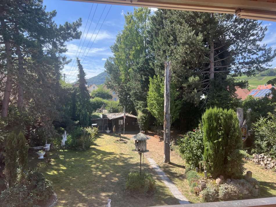 Gartenansicht vom Schlafzimmer