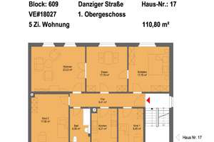 4,5-Zimmer Wohnung in TOP-Lage zum 15.09.2026 – Danziger Straße 17, 91052 Rathenau, Erlangen – Vorschaubild 2