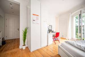 ⭐️ Saniertes Altbau-Studio am Schillerpark in Wedding, Berlin: 1 Zimmer AB-Wohnung mit Dielen & EBK – Die vollständige Adresse der Immobilie erhältst du vom Anbieter., 13347 Gesundbrunnen, Berlin – Vorschaubild 2