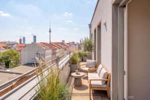 Wohnen über den Dächern: Penthouse-Charme mit Kaminfeuer, zwei Terrassen & Fernsehturmblick – Die vollständige Adresse der Immobilie erhältst du vom Anbieter., 10115 Mitte (Ortsteil), Berlin – Vorschaubild 4