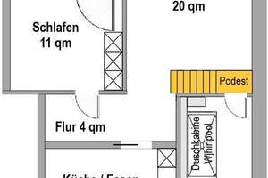 Helle voll möblierte Maisonette-Wohnung auf 2 Ebenen in ruhiger Lage in Hamburg-Eidelstedt – Pflugacker 17 b, 22523 Eidelstedt, Hamburg – Vorschaubild 41