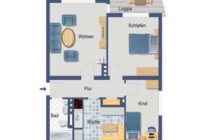 Vermietete 3 Zimmer-Wohnung in Schwachhausen. Käufer provisionsfrei. – Gerhart-Hauptmann-Straße 25, 28213 Neu-Schwachhausen, Bremen – Vorschaubild 14