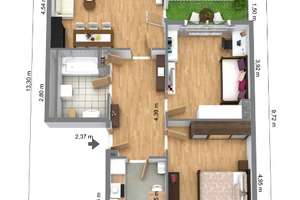 * 3ZI-WHG AM WASSERTURM MIT GARAGE UND BALKON“ 3 ZI.-Whg., 3ET, KR- Gutenbergstr. * – Die vollständige Adresse der Immobilie erhältst du vom Anbieter., 47803 Kempener Feld/Baackeshof, Krefeld – Vorschaubild 15