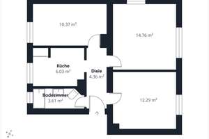 Freie 3-Zimmer-Wohnung mit Entwicklungs- und Steuersparpotenzial – 26127 Dietrichsfeld, Oldenburg (Oldenburg) – Vorschaubild 10