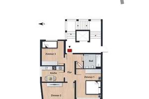 Ganz bequem mit dem Aufzug zu Ihrer neuen Wohnung // 4.OG rechts – Theodor-Heuss-Str. 24, 38444 Detmerode, Wolfsburg – Vorschaubild 5