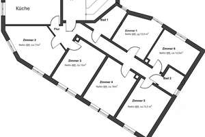 WG-Zimmer (möbliert, warm) in frisch renovierter Wohnung – Nähe Daimler-Werk – Stationsstraße 7, 68305 Waldhof, Mannheim – Vorschaubild 10