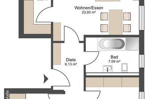 4-Zimmer-Wohnung mit attraktiver Raumaufteilung in kleiner Wohnanlage nahe dem Klinikum Ingolstadt! – Die vollständige Adresse der Immobilie erhältst du vom Anbieter., 85049 Friedrichshofen-Hollerstauden, Ingolstadt – Vorschaubild 24
