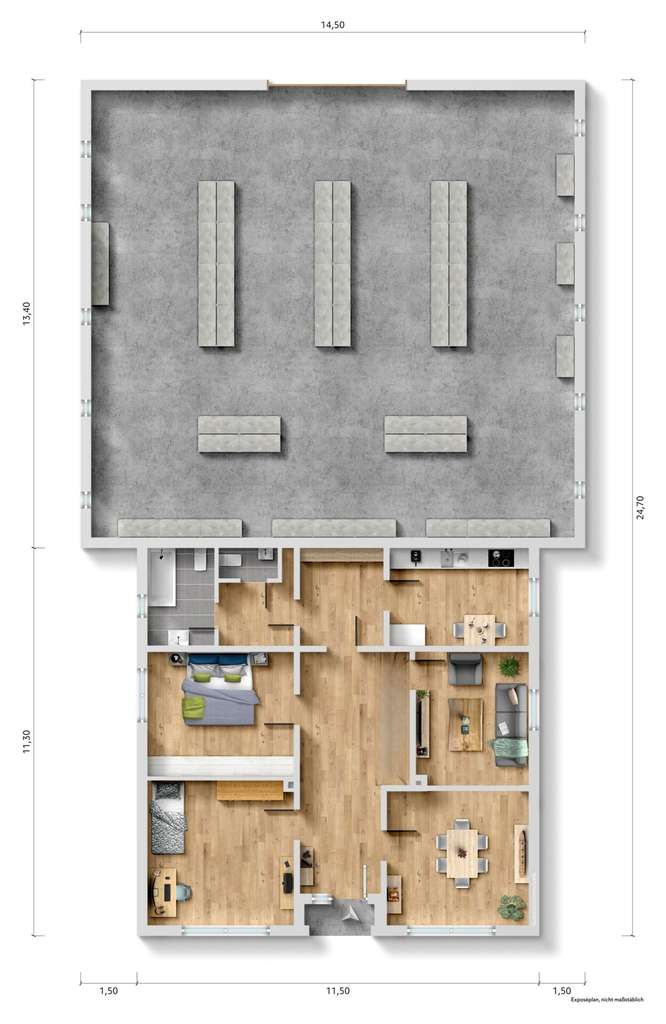 Immobilie in Schiffdorf - Einmalige Chance in Schiffdorf-Spaden: Wohn- und Geschäftshaus mit mehreren Einheiten - Bild 1