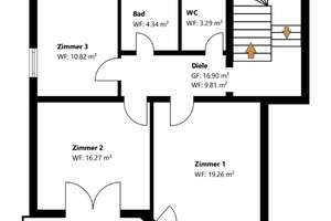 Ideal für 2 Familien, kurzfristig bezugsfrei: Doppelhaus mit großem Gartengrundstück in Gauting,  – Die vollständige Adresse der Immobilie erhältst du vom Anbieter., 82131 Gauting – Vorschaubild 23