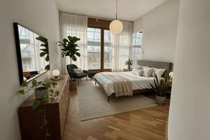 Architektonisches Highlight mit Südterrasse und Ausblick zum Preußenpark: Stilvolle 2-Zimmer-Wohnung – Die vollständige Adresse der Immobilie erhältst du vom Anbieter., 10707 Wilmersdorf, Berlin – Vorschaubild 5