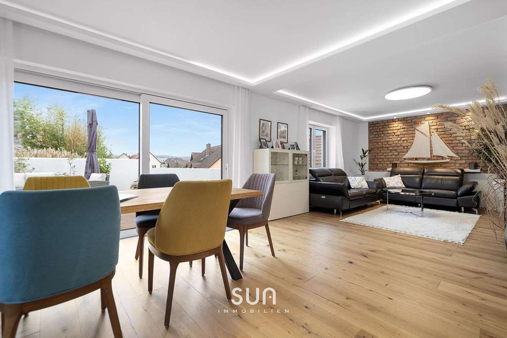 Immobilie in Kahl am Main - LUXURIÖS UND NACHHALTIG – Penthouse-Maisonette mit Effizienzklasse A - Bild 0