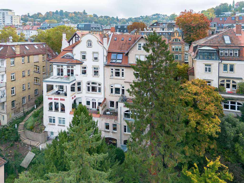 Altbauetage mit grandioser Terrasse in bester Innenstadtlage