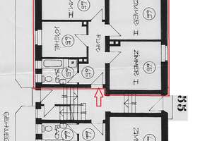 gut vermietete 3 ZKB in historischem Gebäude zwischen Griesle und Lech – Lützowstraße 47-55, 86167 Lechhausen-West, Augsburg – Vorschaubild 9