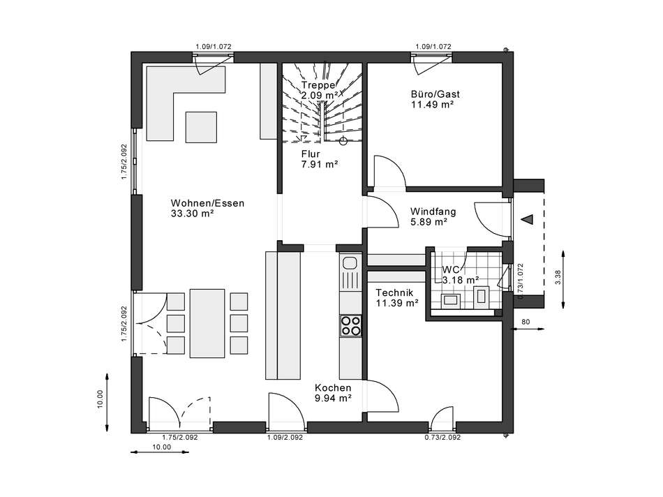 Grundriss EG