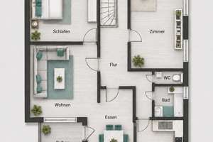 1 Wohnung. 2 Lebensmodelle. 3 Zimmer. Und der Schönwasserpark fast im Vorgarten! – Die vollständige Adresse der Immobilie erhältst du vom Anbieter., 47809 Oppum, Krefeld – Vorschaubild 14