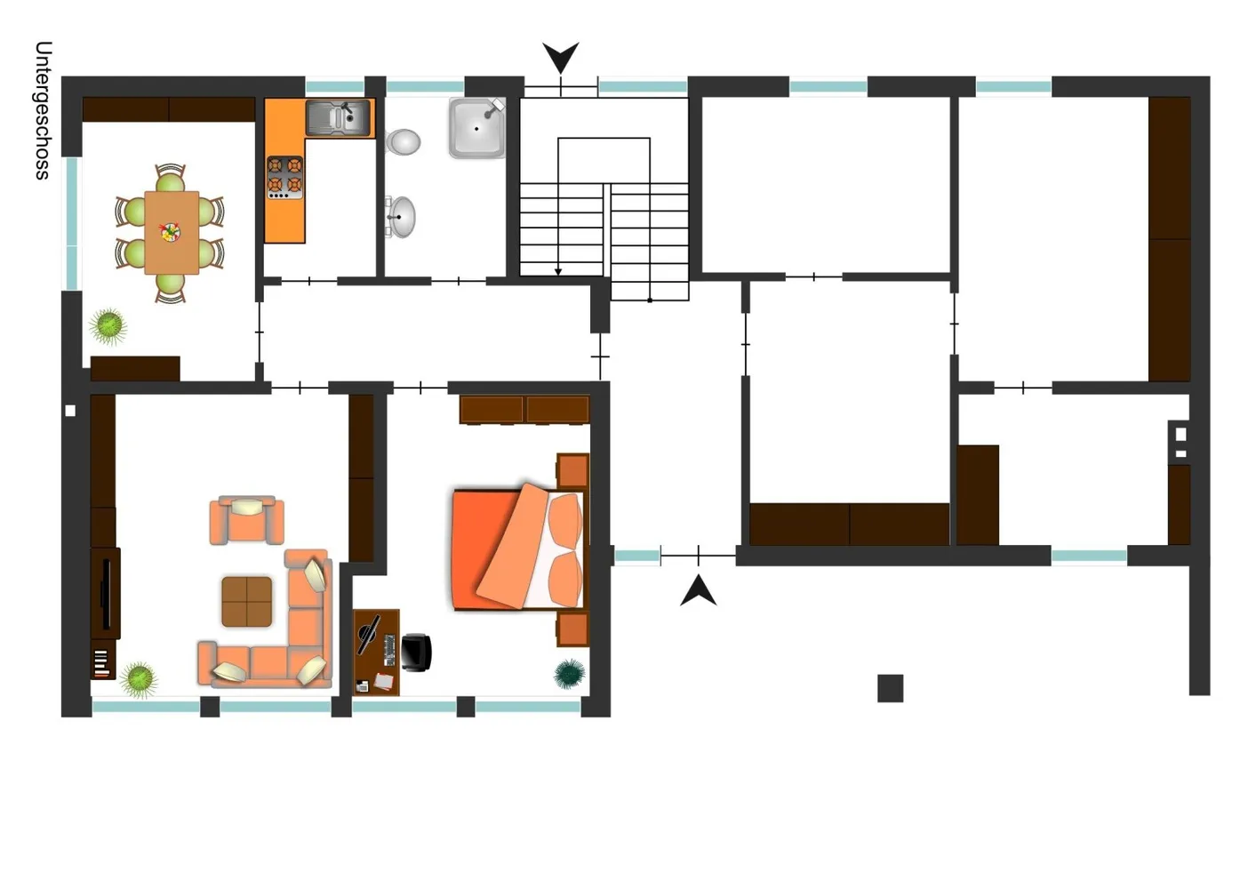 DIRMINGEN: Großzügiger Bungalow mit ELW und Photovoltaikanlage in idyllischer Höhenlage!, Neunkirchen Kreis – Bild 4