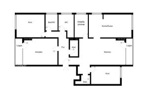 Großzügiges Raumwunder: gepflegte 5-Zimmer-Wohnung mit zwei Loggien und Garage – Die vollständige Adresse der Immobilie erhältst du vom Anbieter., 44329 Lanstrop, Dortmund – Vorschaubild 14
