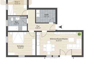 Moderne Neubauwohnung mit Terrasse in Braunschweig-Thune! Meine Wohnung = Mein Partner! – Die vollständige Adresse der Immobilie erhältst du vom Anbieter., 38110 Wenden-Thune-Harxbüttel, Braunschweig – Vorschaubild 22